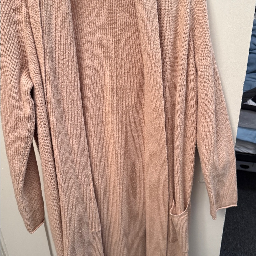 Women's Tan Sweater Cardigan